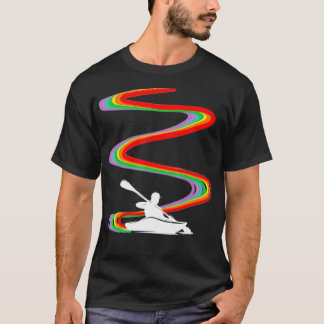 Kayaking Kayak Rainbow Pride _1 T-Shirt