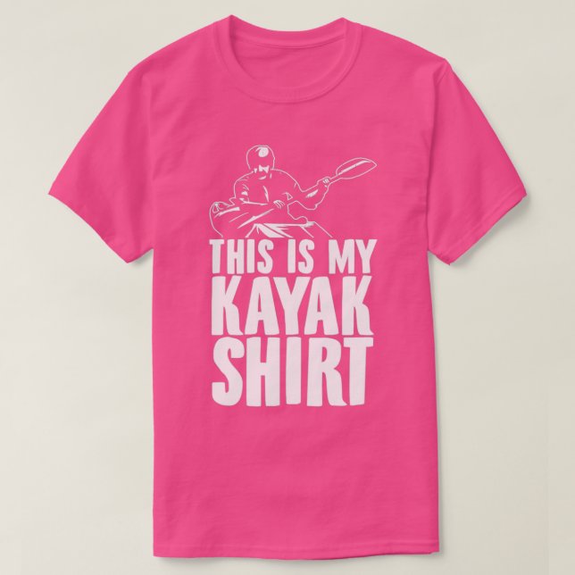Kayaking kayaker rowing sport rowing canoe rower r T-Shirt (Design Front)
