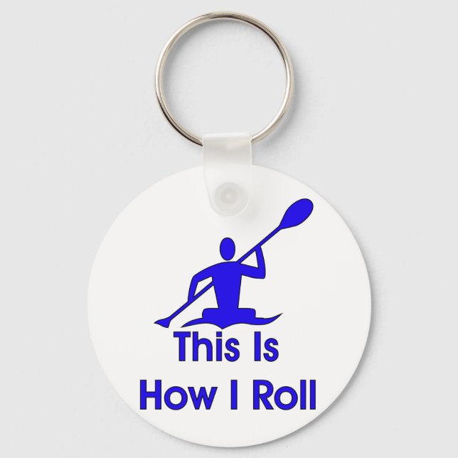 Kayaking Keychain (Front)