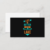 Kayaking Life Is Better At The Lake Business Card (Front/Back)