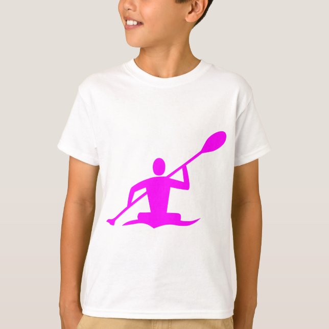 Kayaking - Magenta T-Shirt (Front)