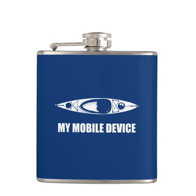 Kayaking, My Mobile Device Flask (Front)