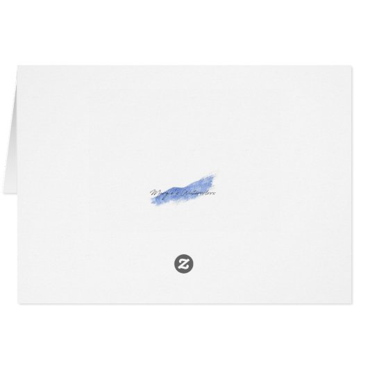 Kayaking on a Cascade Lake Watercolor (Back Horizontal)