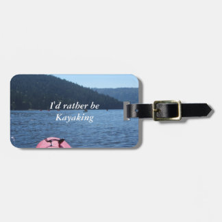 Kayaking on the Ocean Luggage Tag