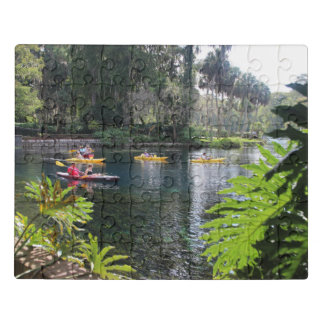 Kayaking on the Silver River Jigsaw Puzzle