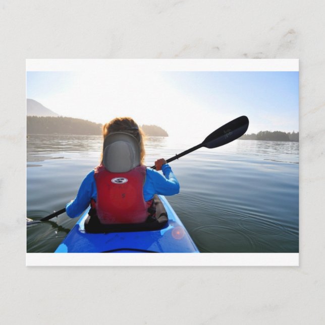 Kayaking on Vancouver Island Postcard (Front)