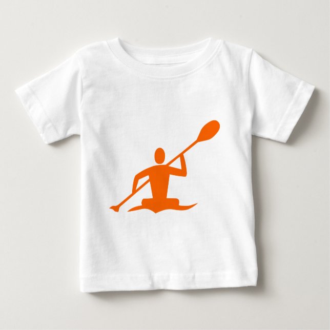 Kayaking - Orange Baby T-Shirt (Front)