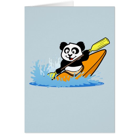 Kayaking Panda Cards (Front)