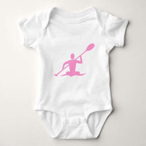 Kayaking _ Pink Baby Bodysuit