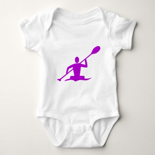 Kayaking _ Purple Baby Bodysuit