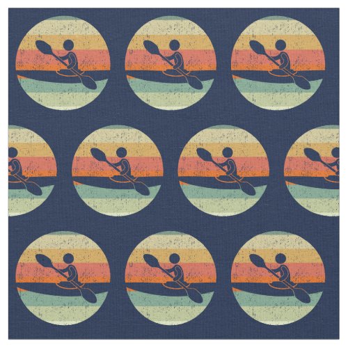 Kayaking Sunset Fabric
