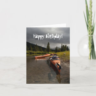 Kayak Birthday Cards | Zazzle
