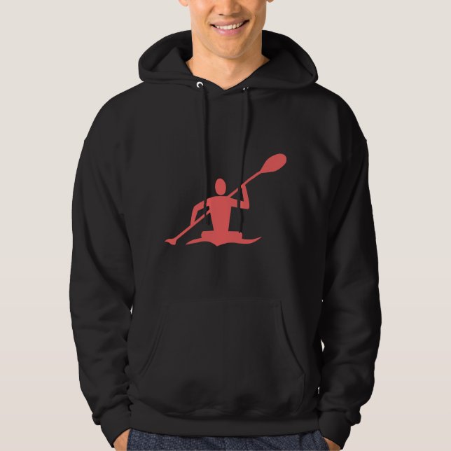 Kayaking - Tropical Pink Hoodie (Front)