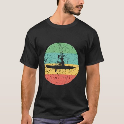 Kayaking Vintage Retro Kayak T_Shirt