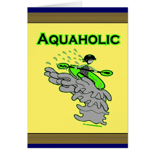 Kayaking Whitewater Silhouette (Front)