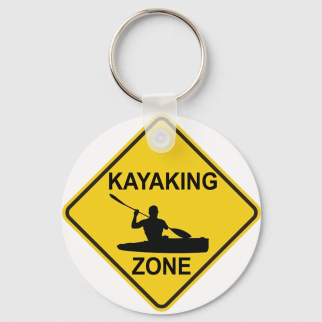 Kayaking Zone Keychain (Front)
