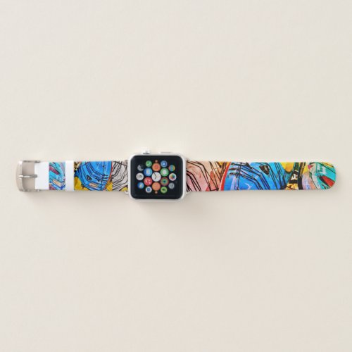 Kayaks Abstract Apple Watch Band