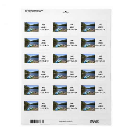 ***KAYAKS*** ADDRESS LABELS Zazzle