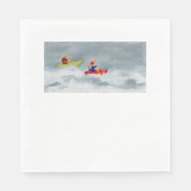 Kayaks Art Napkins (Front)