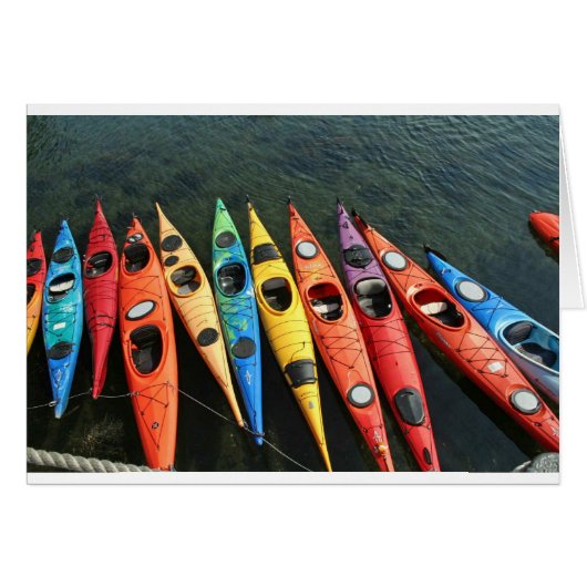 Kayaks! Cards (Front Horizontal)