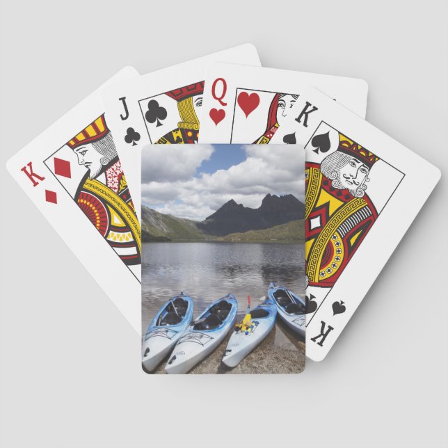 Kayaks, Cradle Mountain and Dove Lake, Cradle Poker Cards (Back)