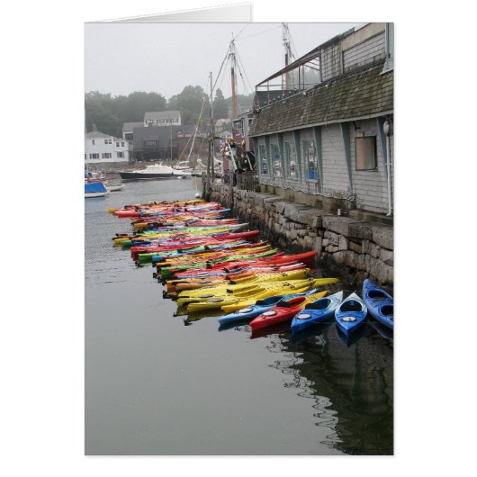 Kayaks In Rockport (Front)