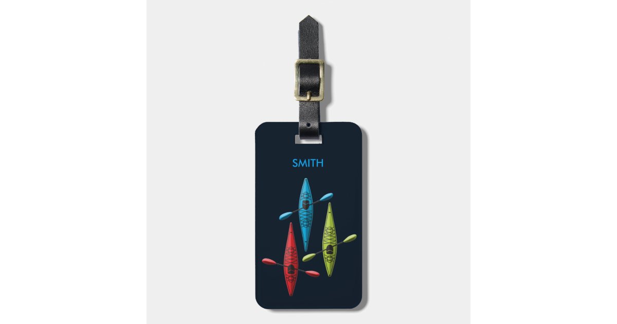 Kayaks Luggage Tag Zazzle