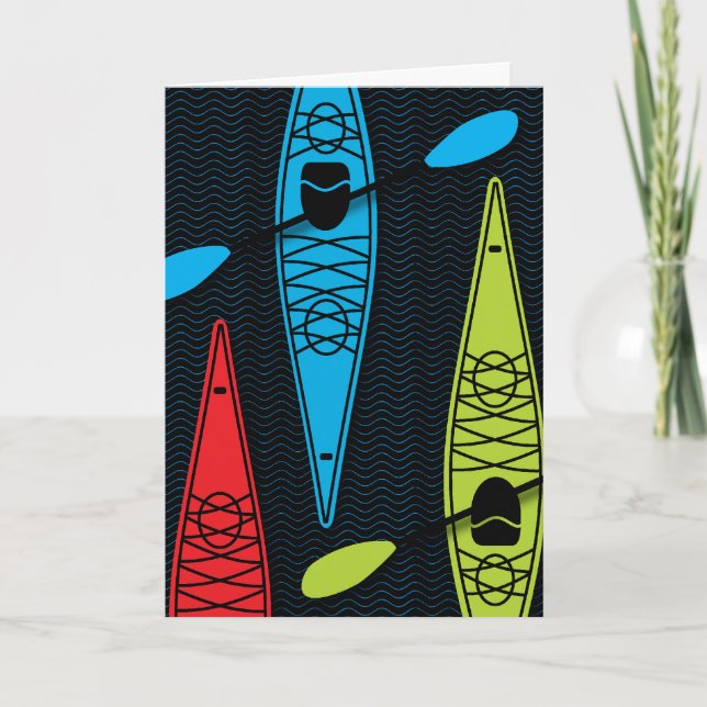 Kayaks note card (Front)