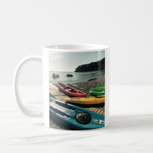 Kayaks on Put in Bay  Coffee Mug