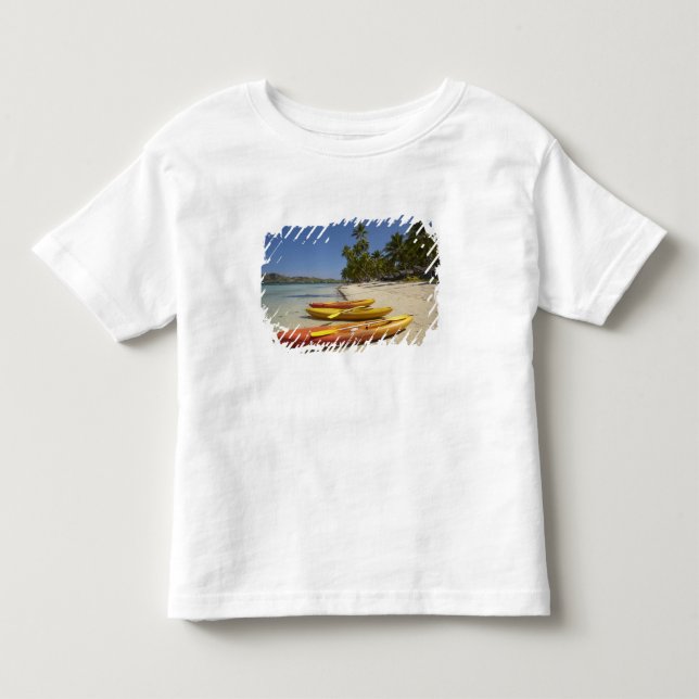 Kayaks on the beach, Plantation Island Resort Toddler T-shirt (Front)