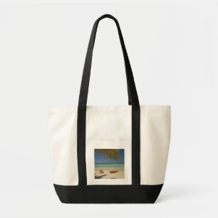 Kayaks on the beach, Plantation Island Resort Tote Bag