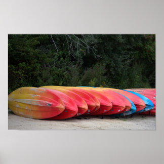 Kayaks Poster