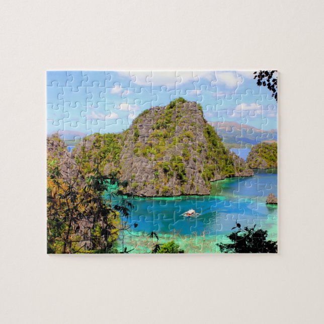 Kayangan Lake in Palawan Philippines Jigsaw Puzzle (Horizontal)