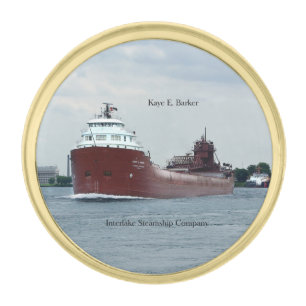 Kaye E. Barker lapel pin