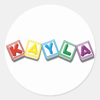 Kayla Stickers | Zazzle