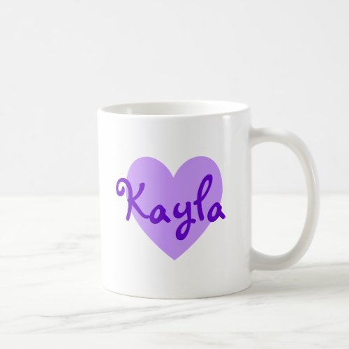 Kayla in Purple Coffee Mug