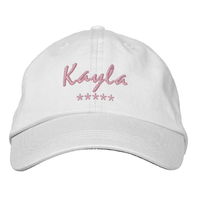 Kayla Name Embroidered Baseball Cap | Zazzle