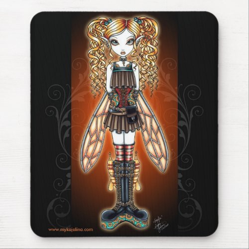"Kayla" Steampunk Fairy Mouspad Mouse Pad