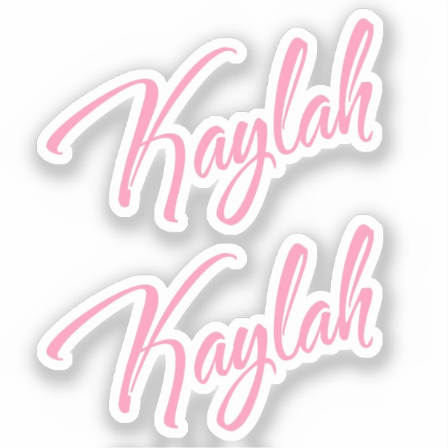 Kaylah x2 Vinyl Sticker (Front)