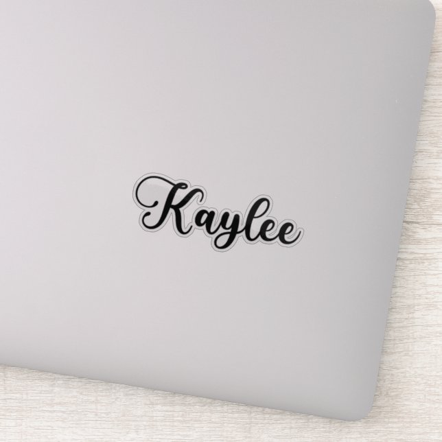 Kaylee Name - Handwritten Calligraphy Sticker (Detail)