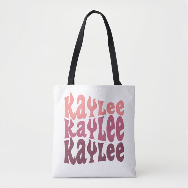 Kaylee Name Personalized Gift Tote Bag (Front)