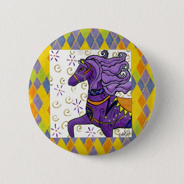 Kaylee's Horse Button (Front)