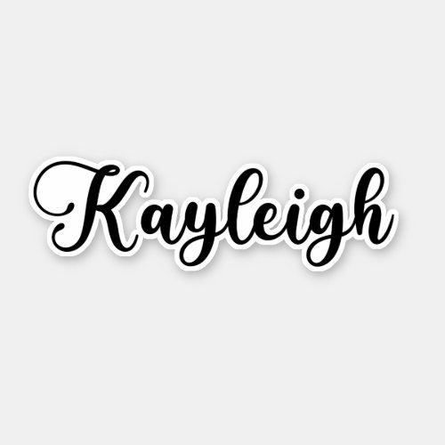 Kayleigh Name _ Handwritten Calligraphy Sticker