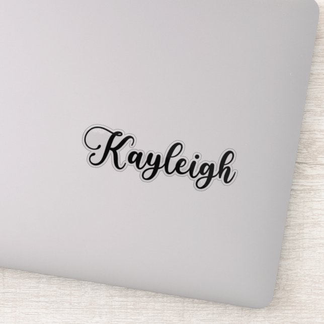 Kayleigh Name - Handwritten Calligraphy Sticker (Detail)