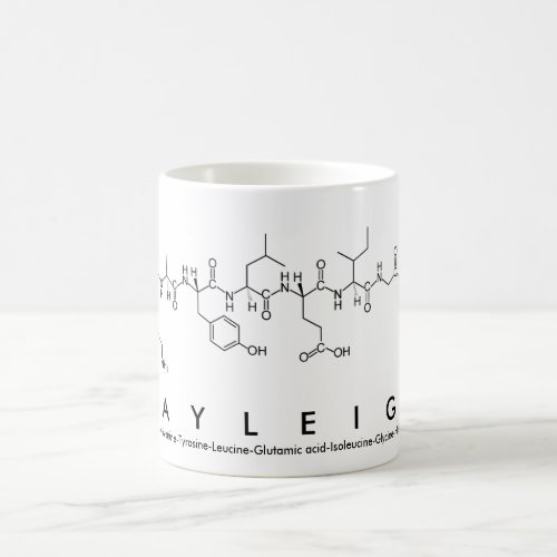 Kayleigh peptide name mug