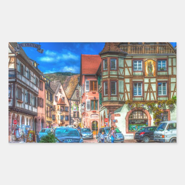 Kaysersberg Alsace France Rectangular Sticker (Front)