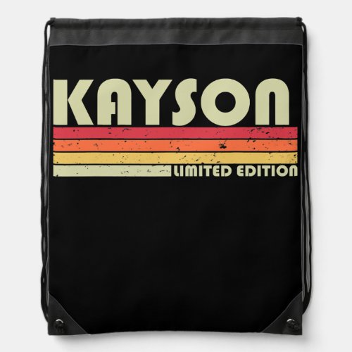 KAYSON Gift Name Personalized Funny Retro Vintage Drawstring Bag
