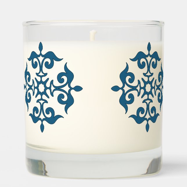 Kazakh modern tortkulak scented candle (Front)