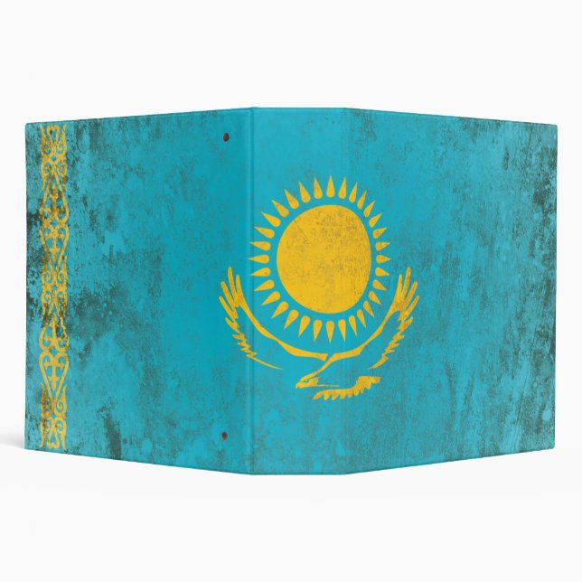 Kazakhstan 3 Ring Binder (Background)
