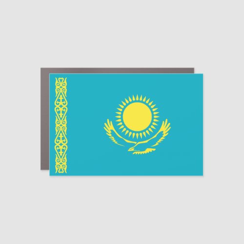 Kazakhstan Car Magnet